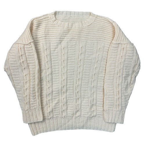 Vintage aran hand knit - knit, jumper