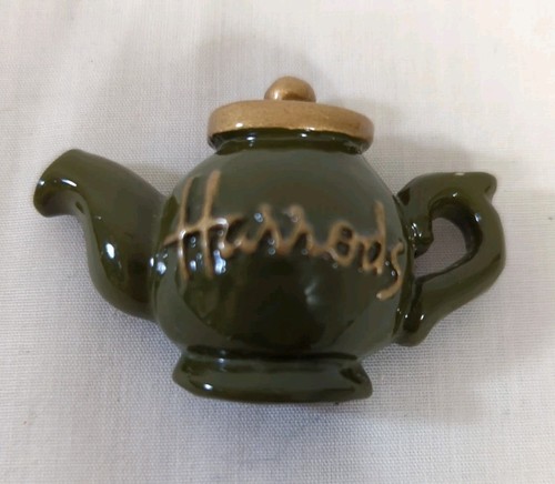 Harrods tea pot magnet - pot,
