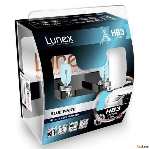 Hb3 lunex blue white 3700k - white,