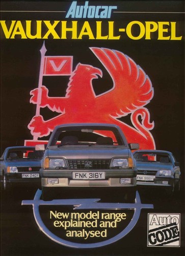 Vauxhall opel 1983 - vauxhall, autocode