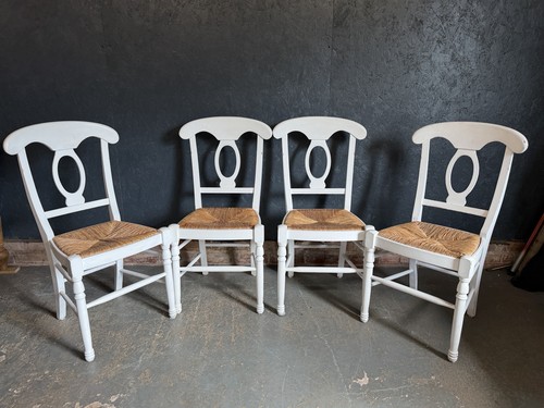 Dining chairs rush seats - dining,