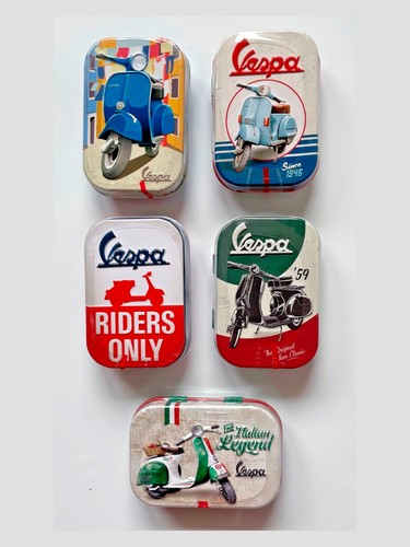 Vespa scooter tin - vespa,