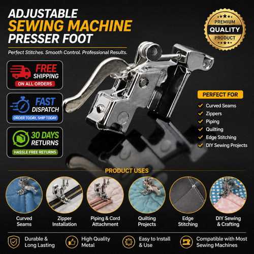 Sewing machine snap presser - machine,