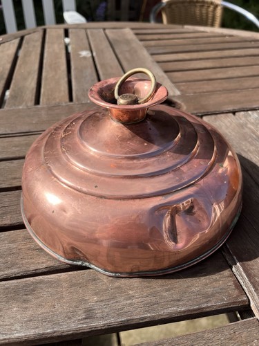 Copper hot water bottle - copper,