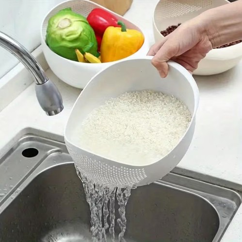 Rice washing bowl - rice,