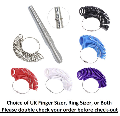 Ring sizer stick metal - uk,