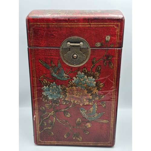 Vintage chinese red lacquer - vintage,