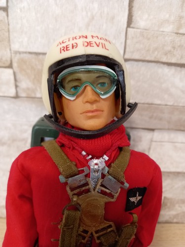 Vintage action man red devil - vintage,