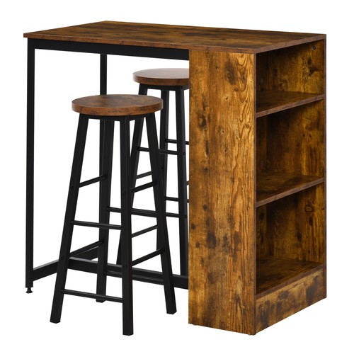 Homcom piece bar table set - 3,