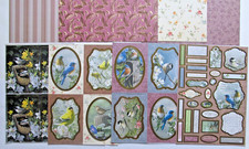 A4 Sheet Garden Birds Toppers