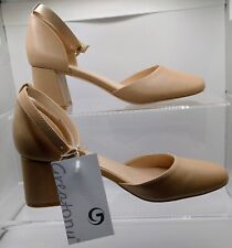 Greaton U Ladies Beige Heeled Shoes Size 6