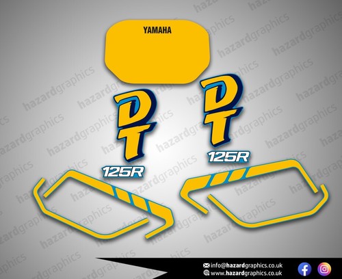 Yamaha dtr dt125r graphics - dt,
