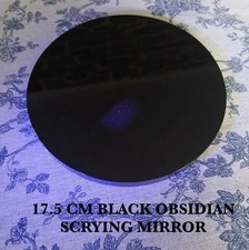 Black Obsidian Scrying Mirror