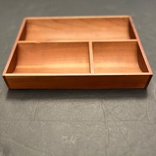 MCM Cherry Wood Divided Desk