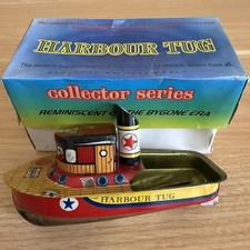 Vintage Tin Plate Harbour Tug
