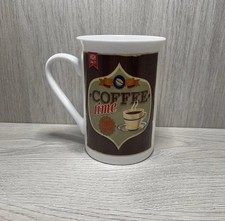 The Leonardo Collection Coffee Mug Lesser And Pavey ‘Coffee Time’ Bone China Cup