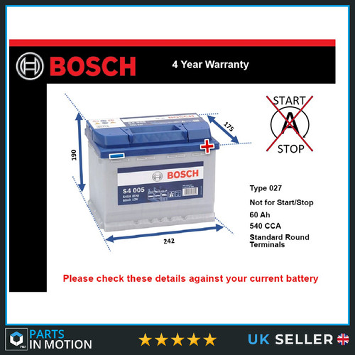 Car battery s4005 - battery,