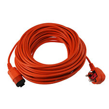 Long 25 Metre Flymo Lawnmower Grass Trimmer Mains Power Cable Lead & Plug 