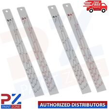 Paint Mixing Measuring Stick Double-Sided Aluminum 2:1 / 4:1 Ratio or 3:1 / 5:1