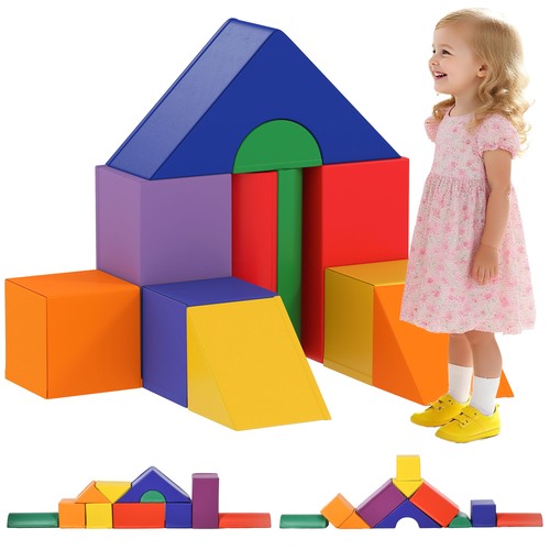 Homcom piece soft play - 11-piece,