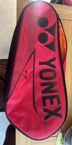 Yonex red badminton bag - red,