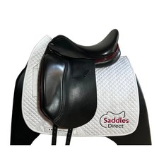 Harry Dabbs Platinum XKC Dressage Saddle Black 17.5" W **SALE**