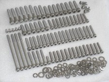Harley Davidson Softail TC88B 2000-06 motor covers stainless UNC allen bolt kit 