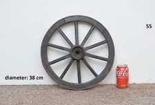 Vintage old wooden cart wagon