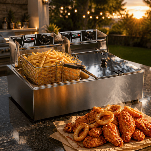 Electric deep fryer - electric,