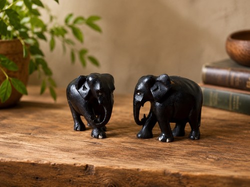 Vintage hand carved wooden - hand,