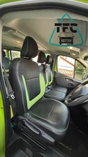 SEAT COVERS FOR VAUXHALL VIVARO ECO LEATHER Seats 2+1 single and double