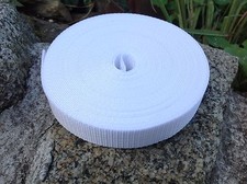 25mm White Nylon Webbing Tape