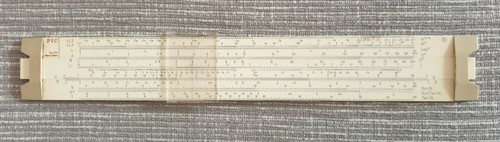 Vintage trig log slide - 12",