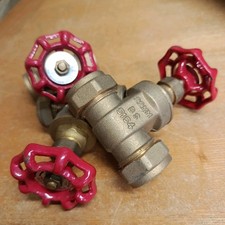 3 x 22mm Brass Compression