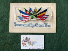 WW1 Silk Postcard, “