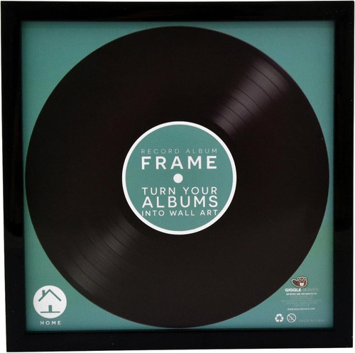 Black record album - 7",