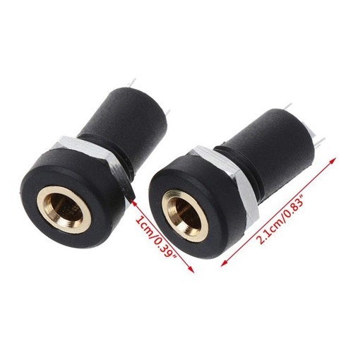 2pack 5mm audio jacks - 2pack,