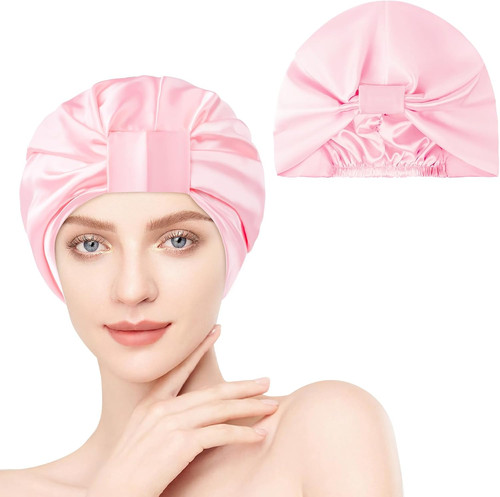 Silk hair bonnet for - bonnet, sleeping