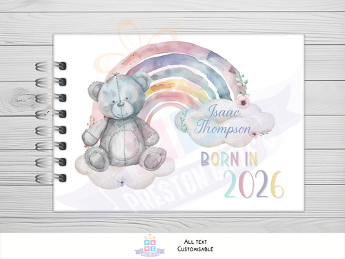 Personalised baby memory - a5,