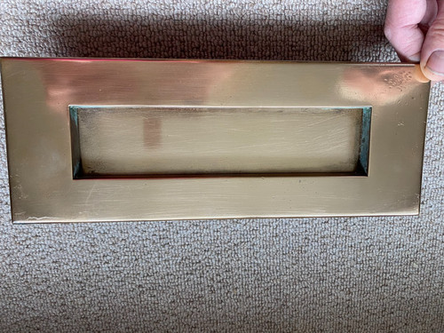 Superb brass letterbox - superb,