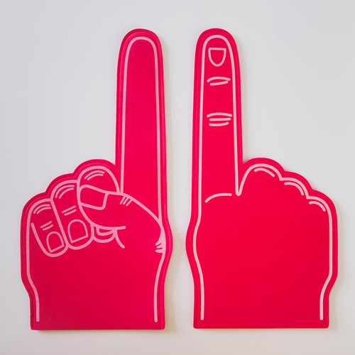Foam finger universal - finger, large