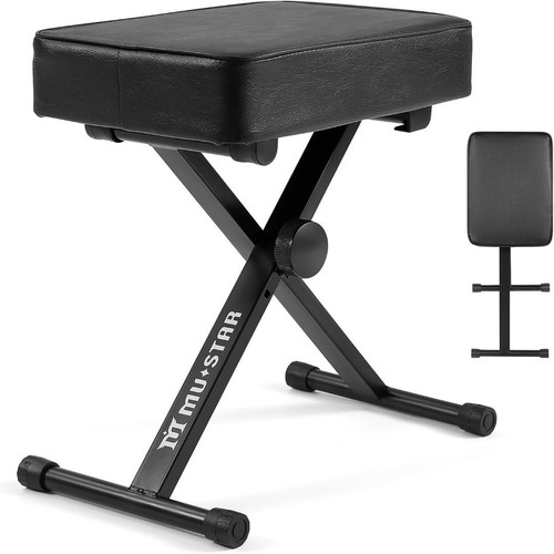 Piano stool style adjustable - x-style,