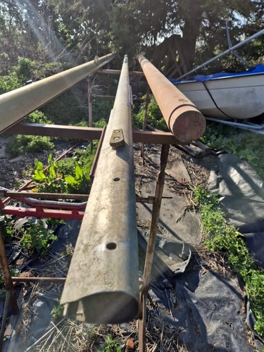 Dingy mast 26ft aluminium - mast,, 26ft.aluminium