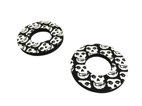 Black skull donuts thumb - black,