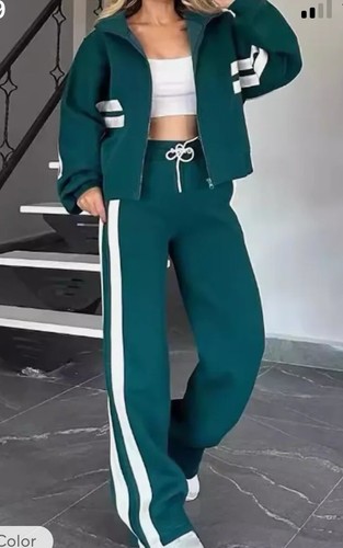 Women green stripper zipper - green,