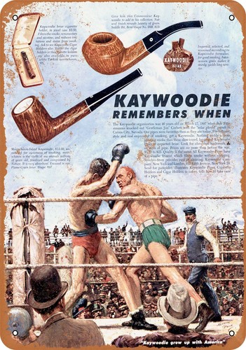 Metal sign 1949 kaywoodie - metal,