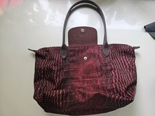 Longchamp Le Pliage Croco Bordeaux - Limited Edition - Non-folding