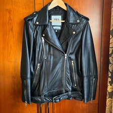 Zara Leather Jacket S-M (EU/USA), 26-28 MEX