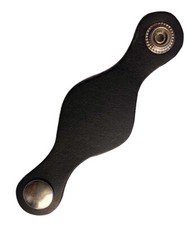 Plain Black Leather Vest