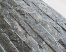 CUT SAMPLE 10x12cm Split Face Slate Stone Effect Porcelain Feature Wall Tiles